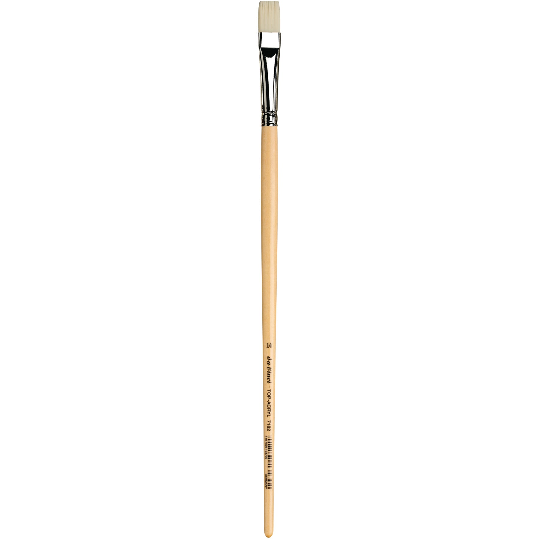 TOP-ACRYL Bright White Brush, Synthetic, Acrylic & Oil, Flat, Series 7182, Size 14