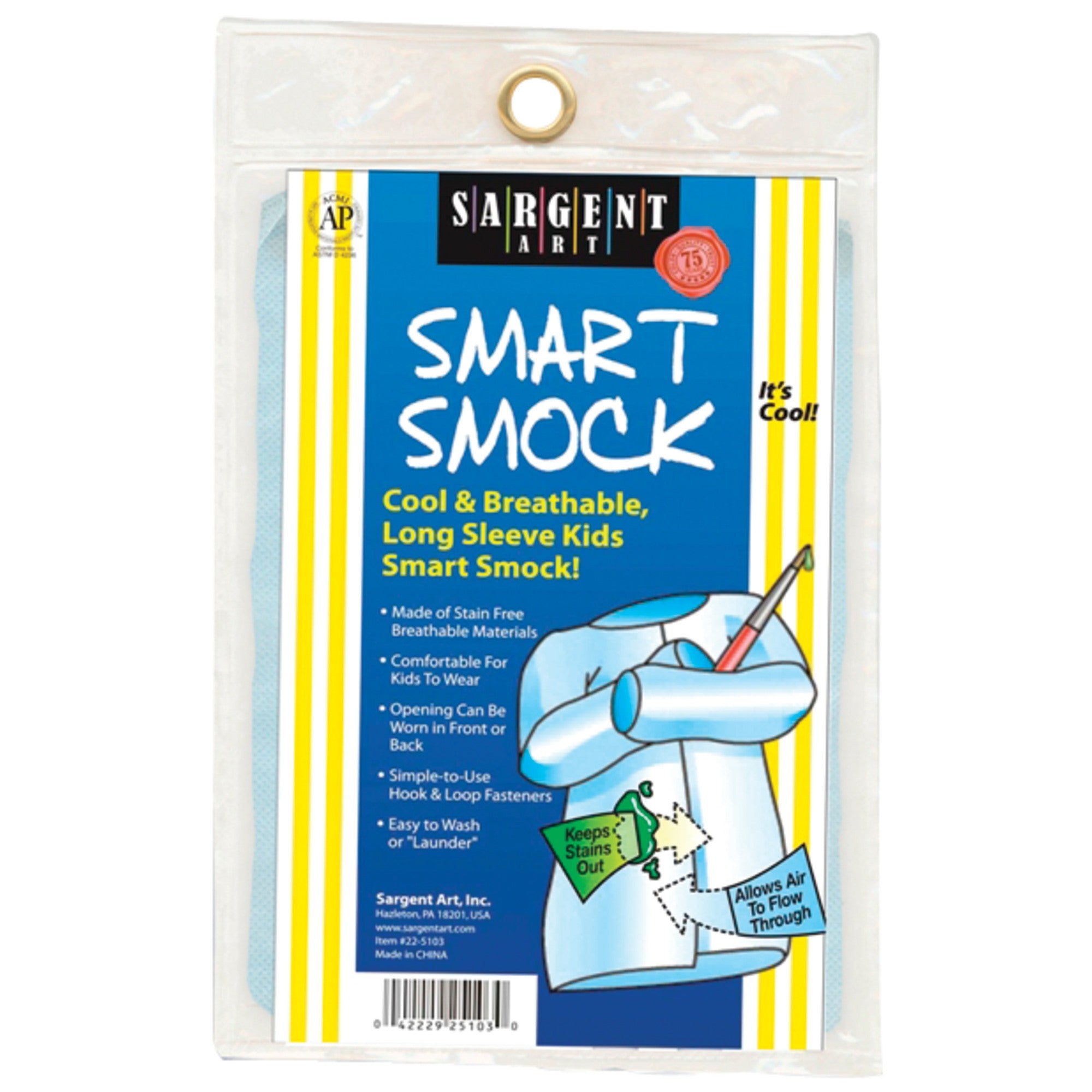 Sargent Art Smart Smock  Long Sleeve  Kid Size