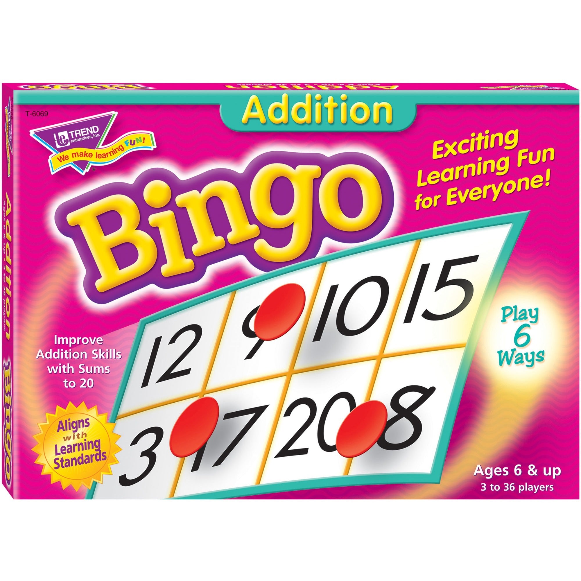 Trend Addition Bingo Game