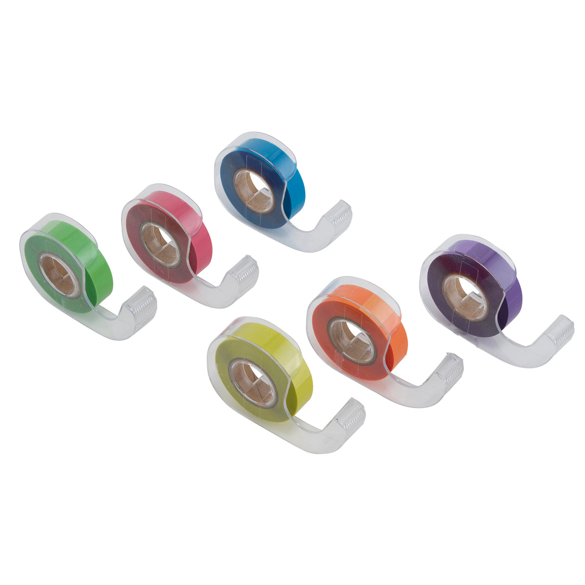 6PK REMOVABLE HIGHLIGHTER TAPE ASST