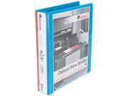 Universal Deluxe Heavy Duty 1.5  3-Ring View Binder Light Blue (UNV20723)