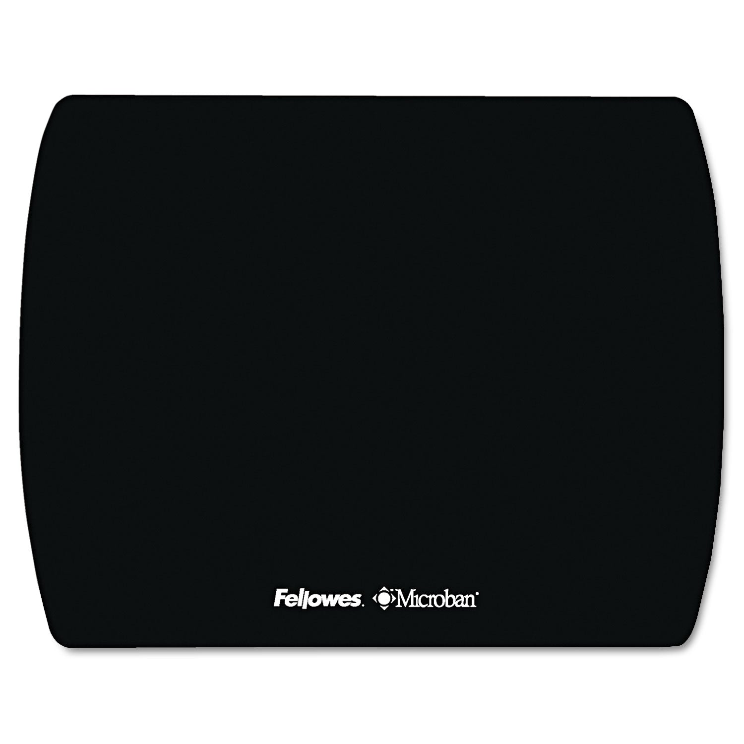 Fellowes Microban Ultra-Thin Mouse Pad - 7" Height x 9" Width x 0.06" Depth - Black - 1 Each