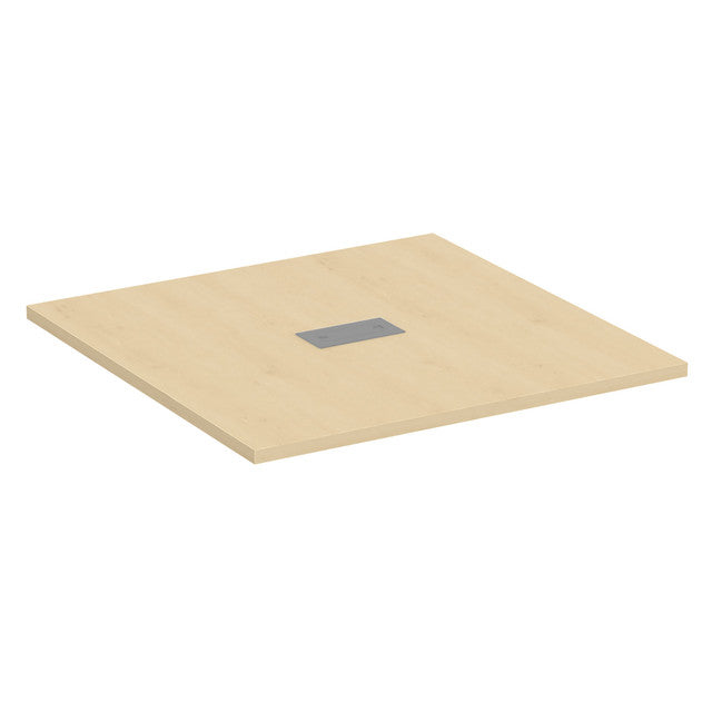 OfficeSource Conference/Multi-Purpose Tables 4' Square Table Top - Requires Base - Maple