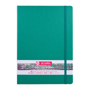 Sketchbook, 80 Sheets, 90lbs, Forest Green Cover, 8.3" x 11.7" (A4)