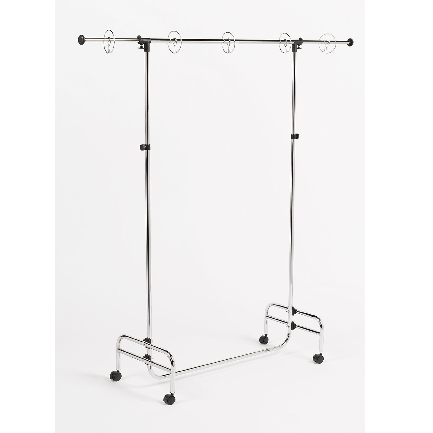 Adjustable Pocket Chart Stand, Metal, Locking Casters, Adjustable to 78", 1 Stand