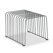Fellowes Wire File Sorter - 11 Divider(s) - 8" Height x 9" Width x 11.38" Depth - Desktop - Black - Steel - 1 Each