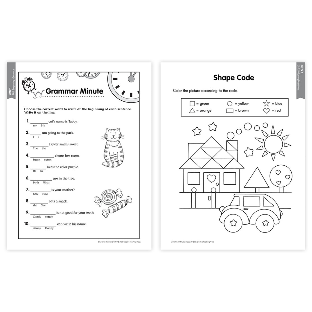 GRADE 1 SKILLS PRACTICE MADE EASY