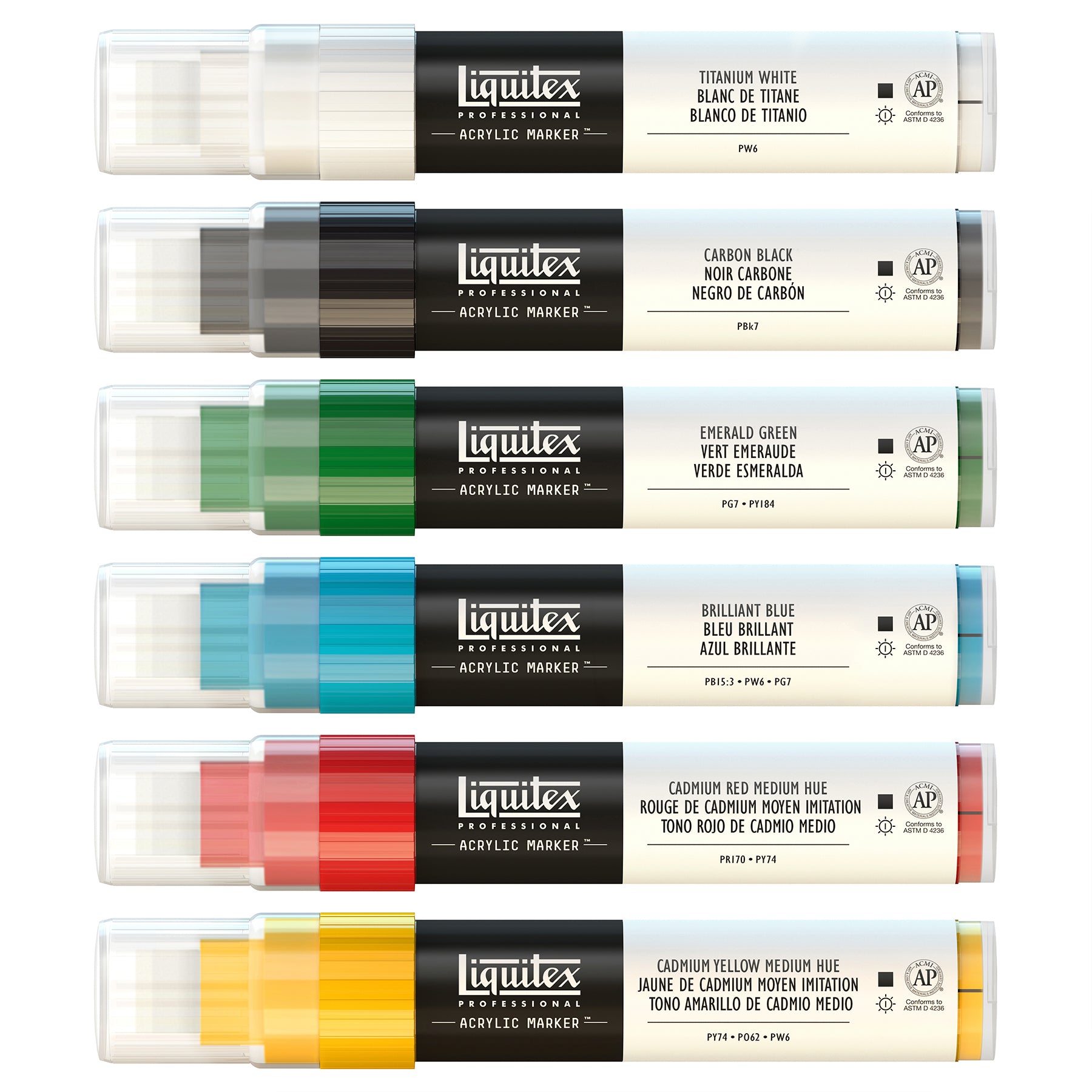 LQ Paint Marker Wide 6 Set - Classics