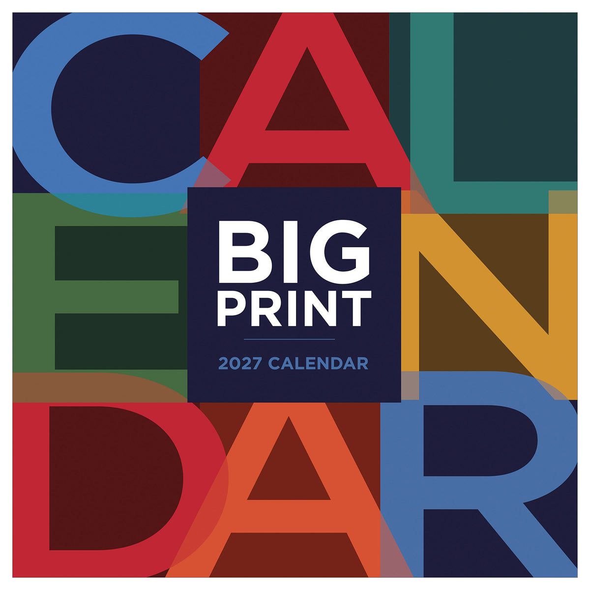 2027 BIG PRINT WALL CALENDAR