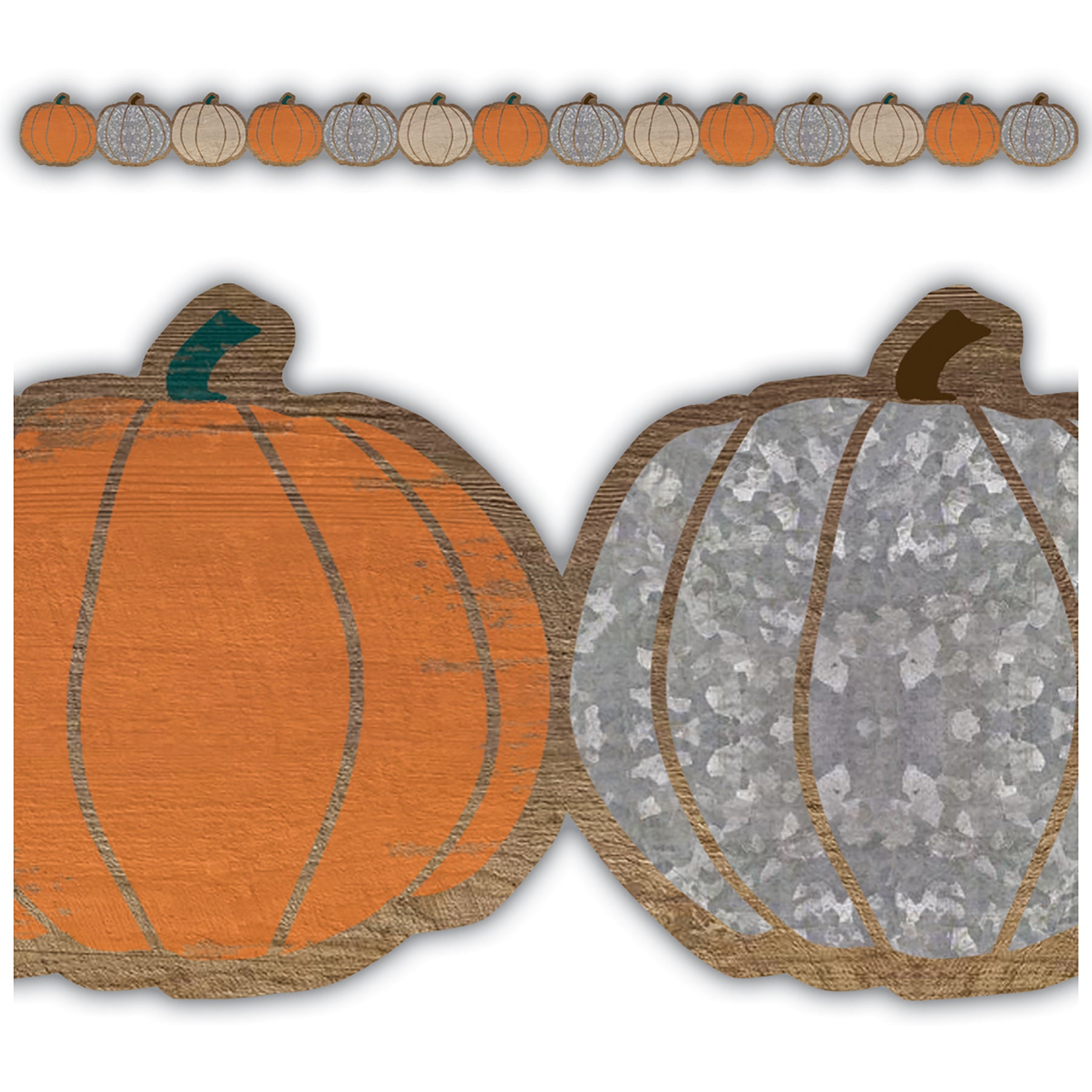 Home Sweet Classroom Pumpkins Die-Cut Border Trim, 35 Feet