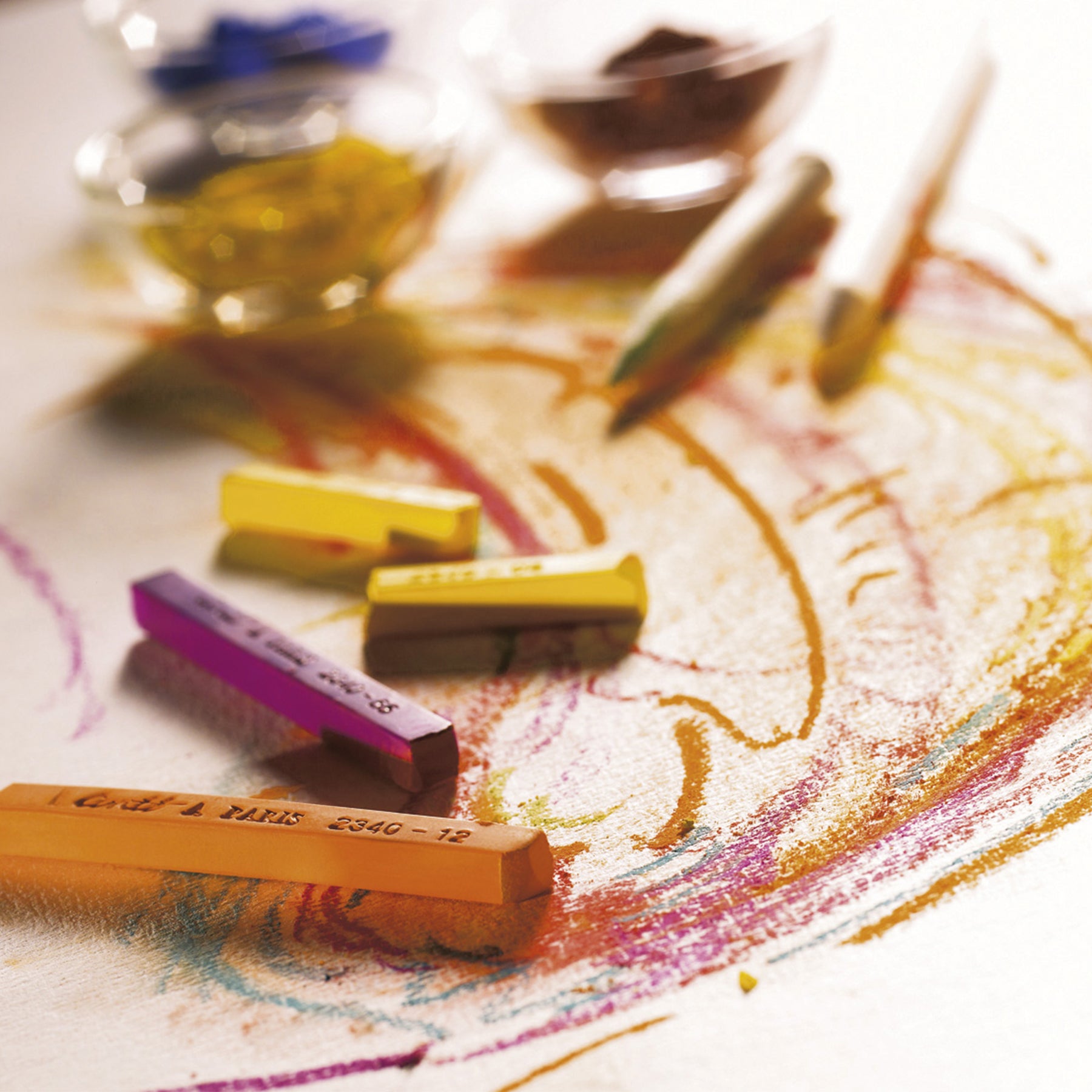 Carrés Couleurs Colour Crayons, Assorted, Set of 24