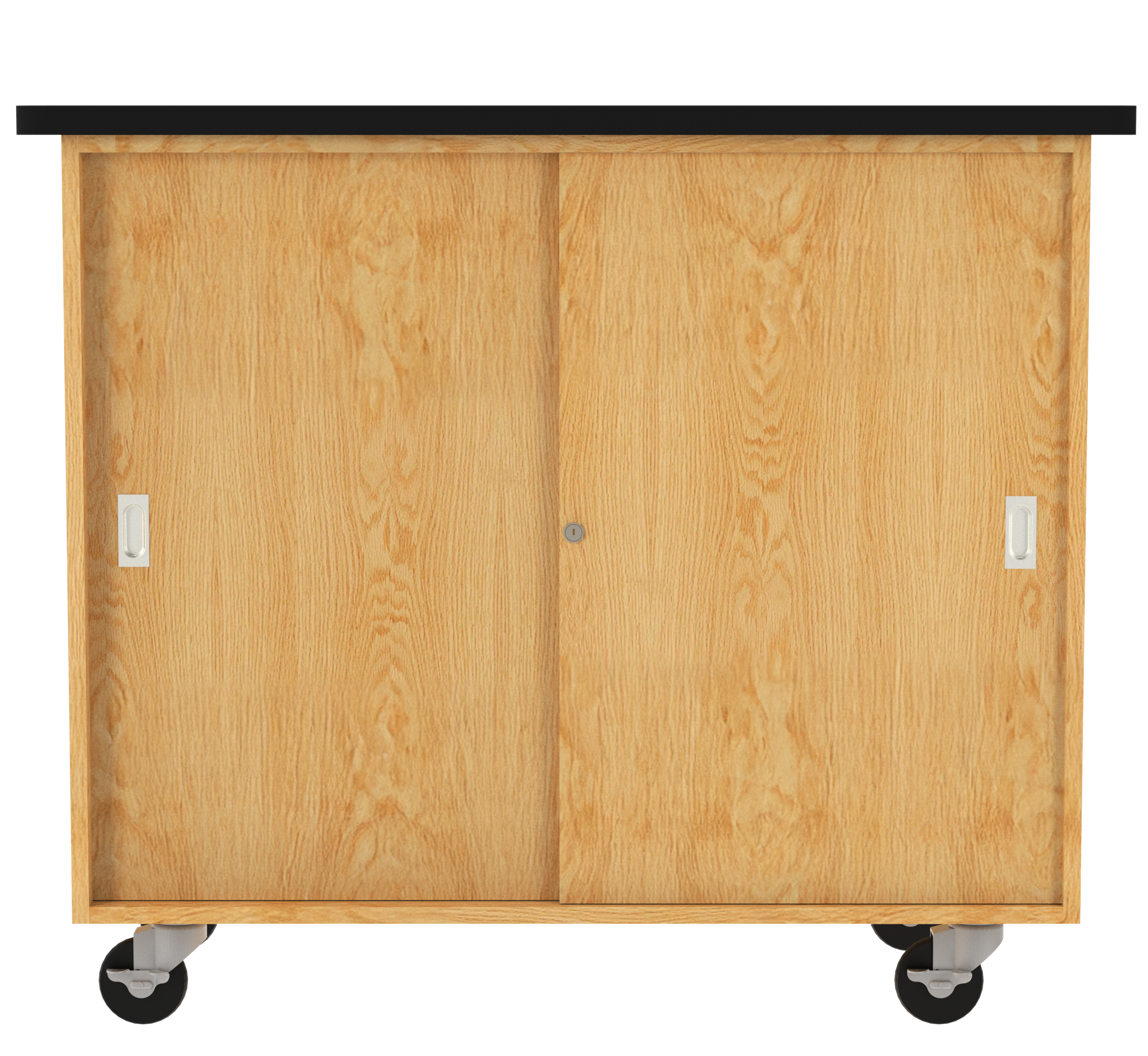 Perpetulab Balance Cabinet - Red Oak, 48"W x 24"D x 40"H