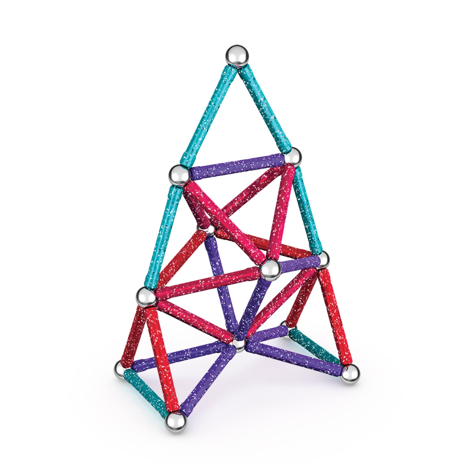 Geomag™ Glitter Magnetic Panels Building Set, 60 Pieces
