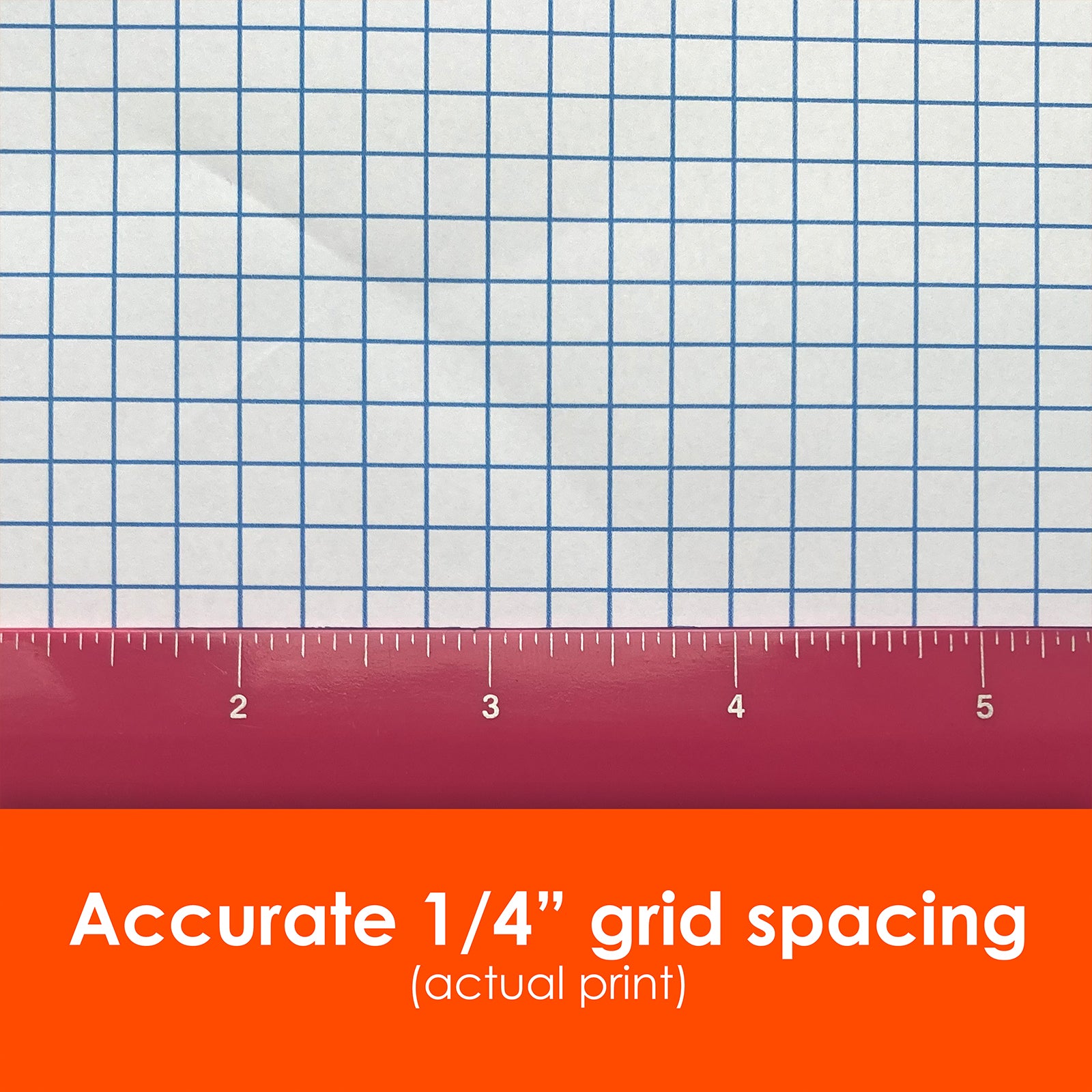 1/4IN BLUE GRAPH PAPER ROLL
