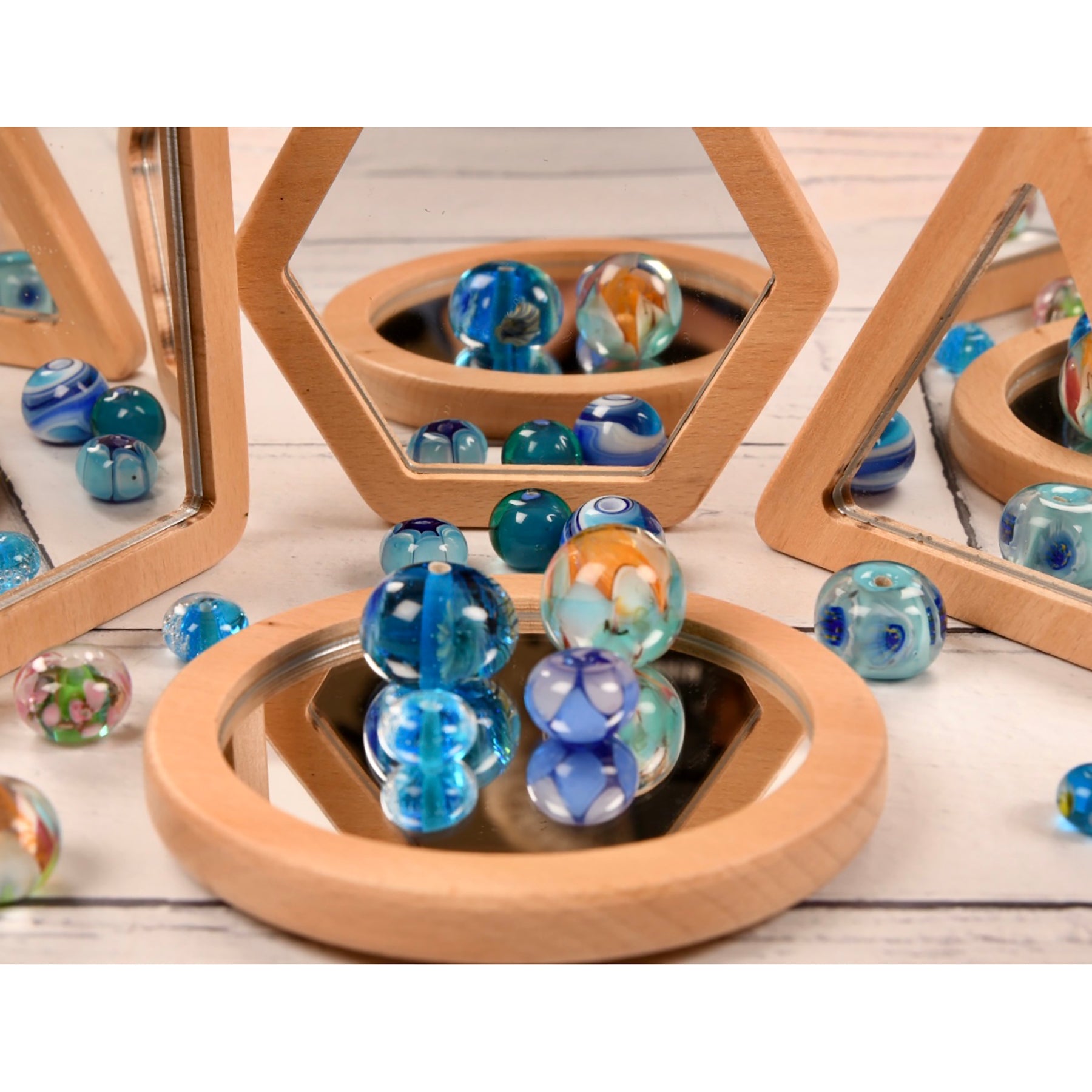 Little Looking Shape Mirrors - Set of 4