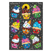Cupcake Cuties Sparkle Stickers®, 18 Count