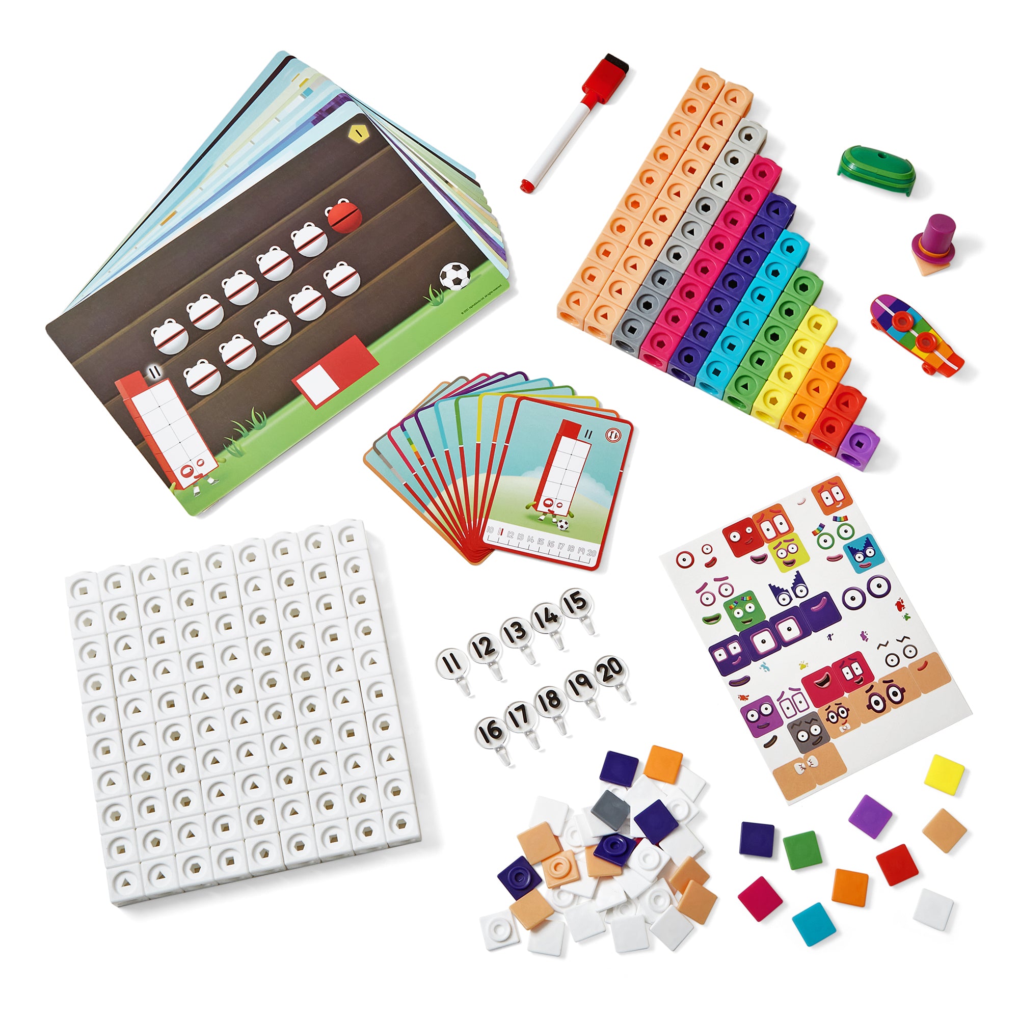 Numberblocks MathLink® Cubes 11–20 Activity Set