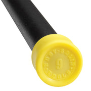 9Lb Yellow Padded Weighted Bar - Grip Diameter 1.05"