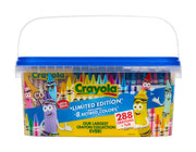 Crayola 288 Unique Crayons, Limited Edition, Bulk Crayon Set, Gift for Kids, Ages 3 & Up