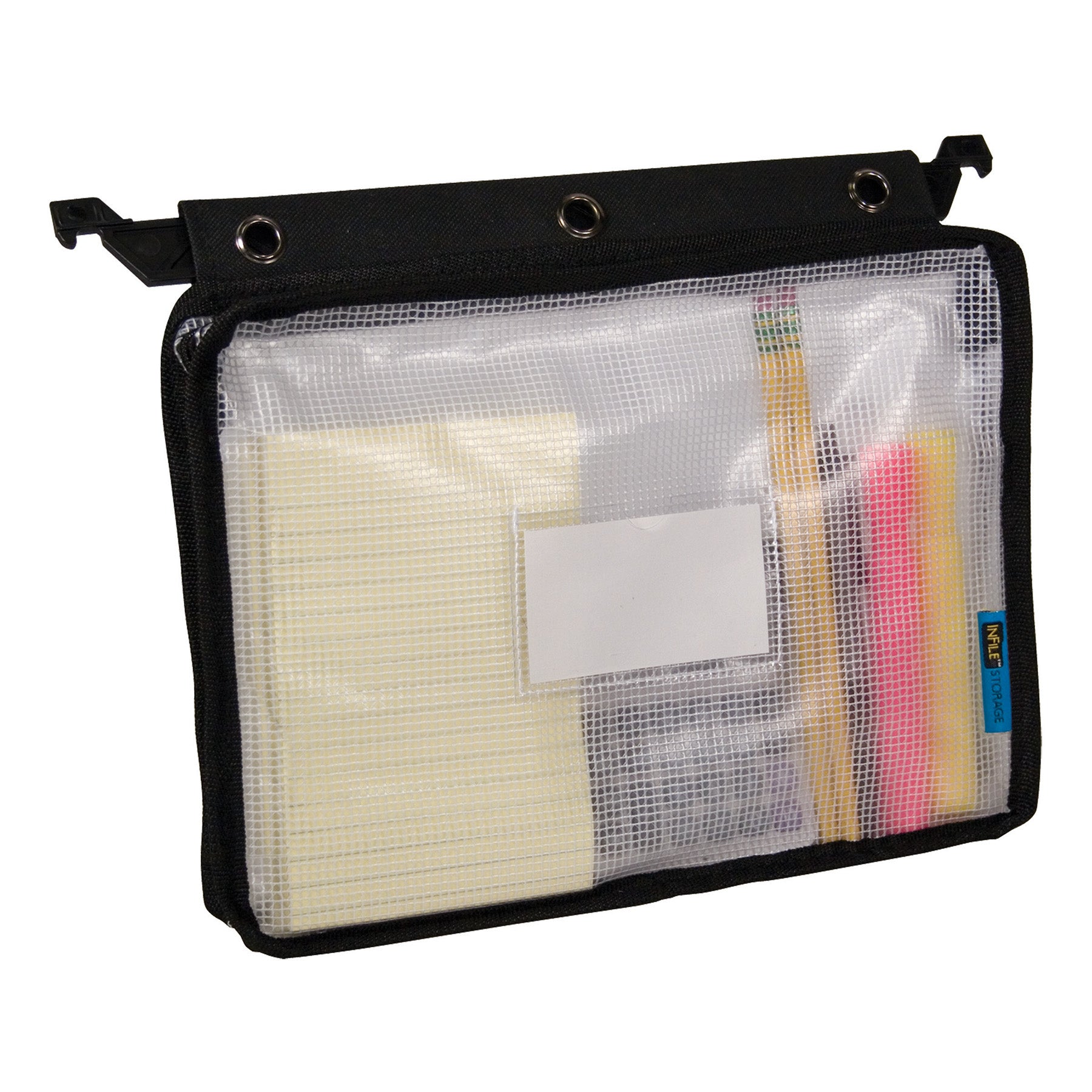 Expanding Zipper Pouch, Clear Mesh