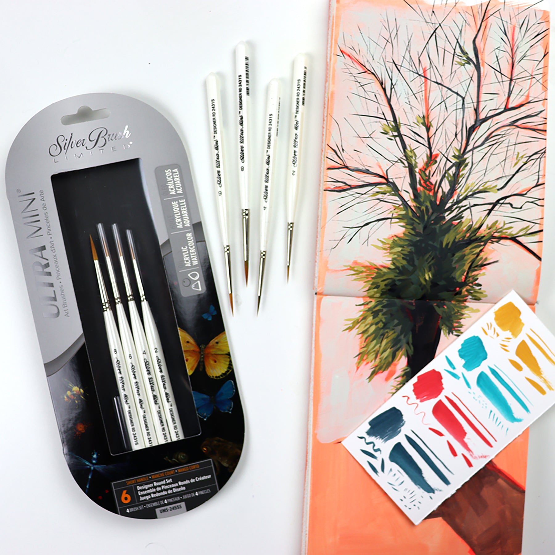 Ultra Mini® Ultimate Round, 4 Brushes