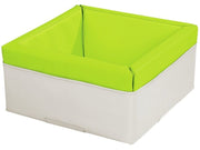 Mosaic Container - Light Green/Ivory, 11.8"H