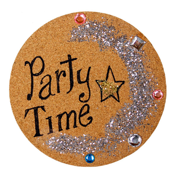 Cork Coasters - 24/ 6" round