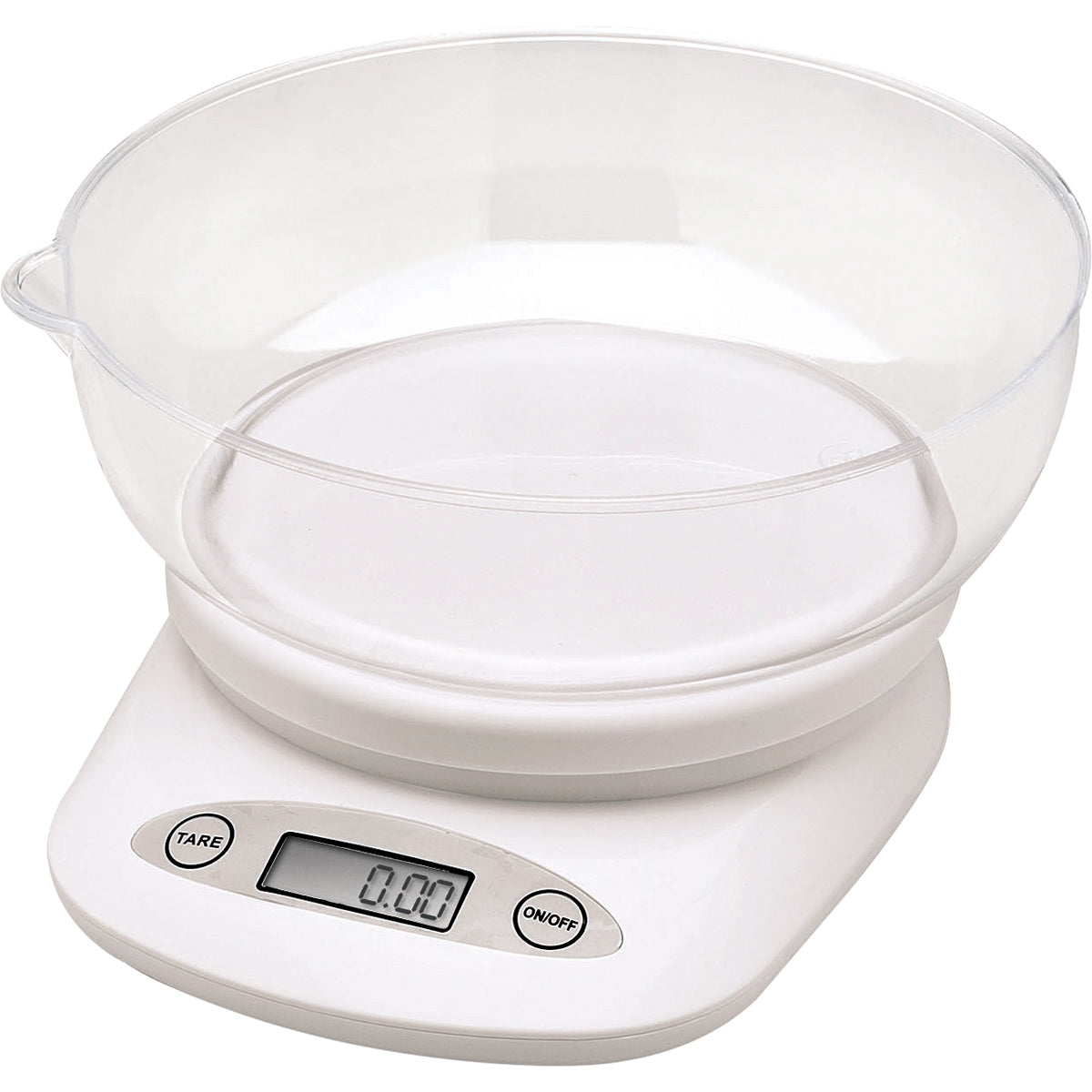 Compact Digital Scale with bowl - 2kg