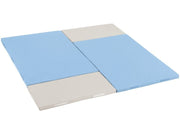 4 Square Mosaic Mats Kit - Light Blue/Ivory