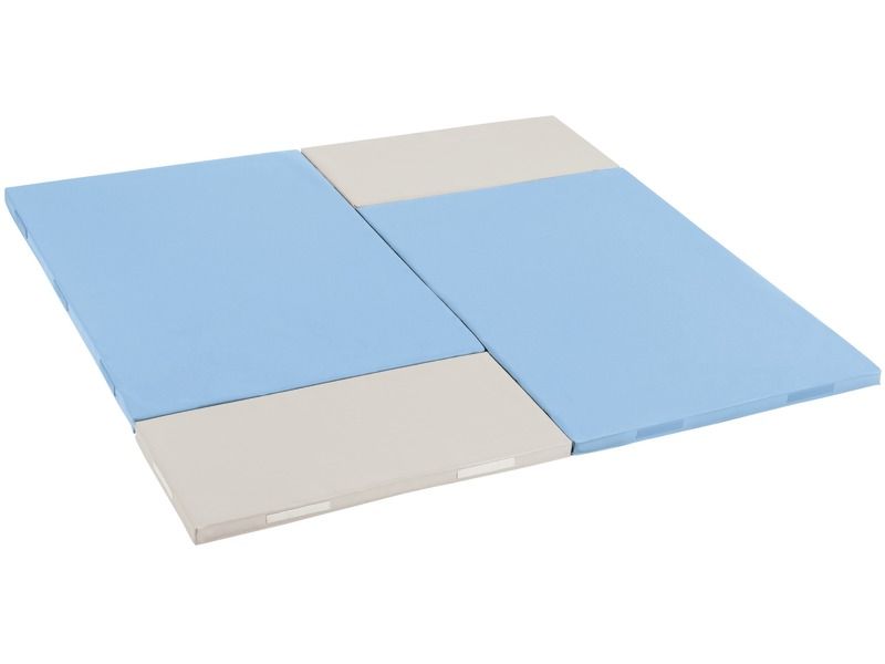 4 Square Mosaic Mats Kit - Light Blue/Ivory