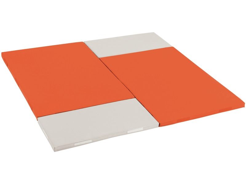 4 Square Mosaic Mats Kit - Orange/Ivory