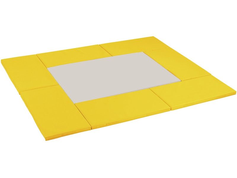 8 Rectangular Mosaic Mats Kit - Yellow/Ivory