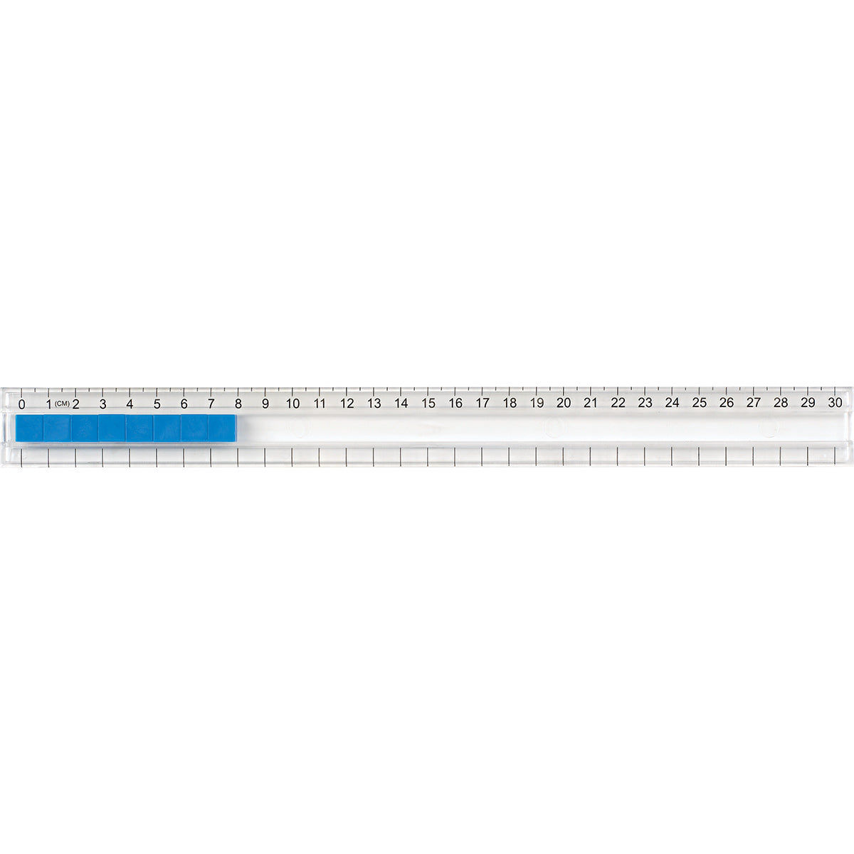Clear-View Number Track Ruler