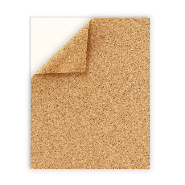 Cork Sheets - 2mm thick - Self-Adhesive - 2/ 8.5"x11"x1/16"