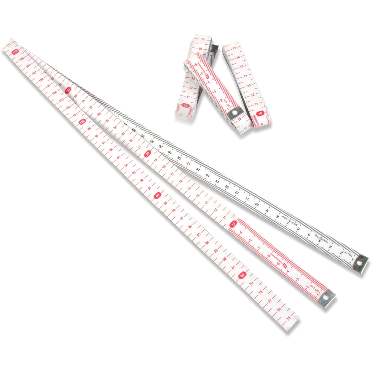 150cm Metric Only Fiberglass Tape Measure, Set of 10