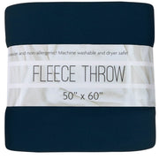 Fleece Blankets 50" x 60" - Navy - 24 in the Pack