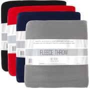 Twin Fleece Throw Blankets 80" x 60" - Assorted - 24 in the Pack