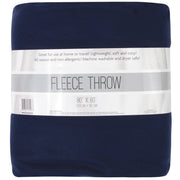 Twin Fleece Throw Blankets 80" x 60" - Blue - 24 in the Pack