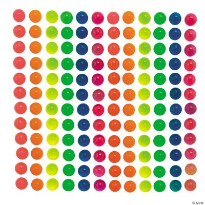 Neon Bouncing Balls - 144 Pieces