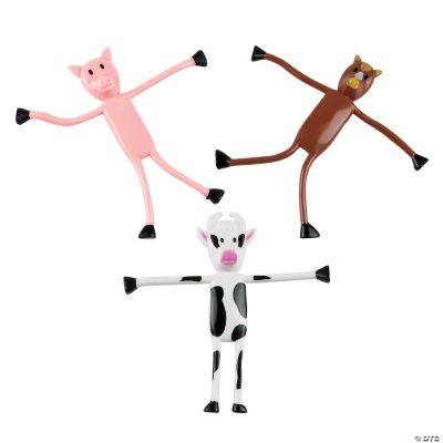 Bendable Farm Animals - 24 Pieces