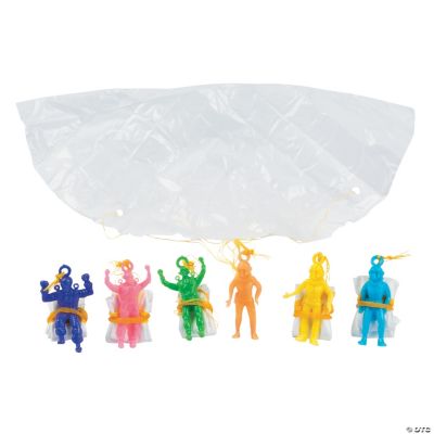 Mini Vinyl Paratroopers - 72 Pieces