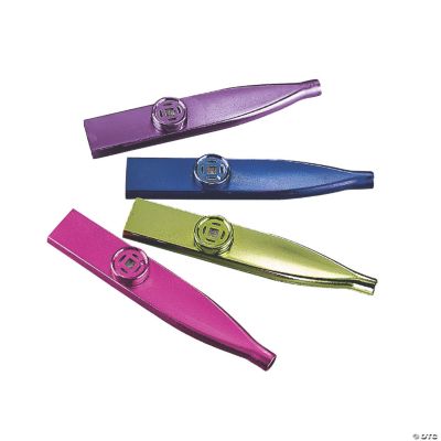 Metallic Kazoos - 12 Pieces