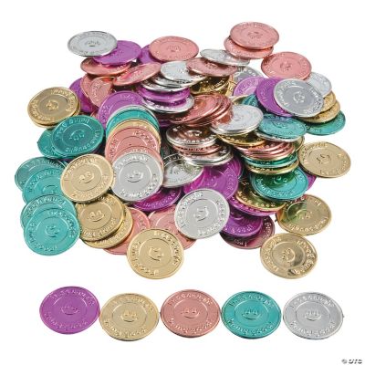 "I Was Caught Being Good" Plastic Coins - 144 Pieces
