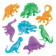 Pearlized Squishy Dinosaurs - 48 Pieces