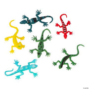 Assorted Vinyl Lizards - 48 Pieces