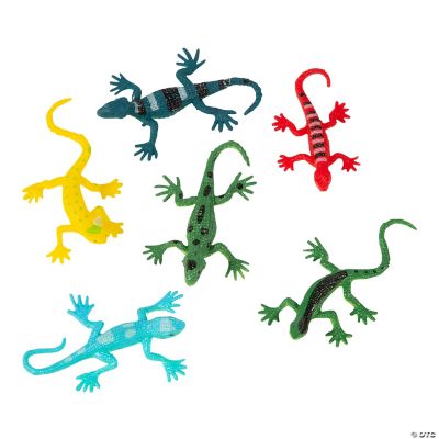Assorted Vinyl Lizards - 48 Pieces