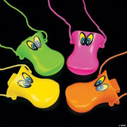 Plastic Duck Beak Whistles - 24 Pieces