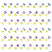 Plastic Neon Spin Tops - 48 Pieces