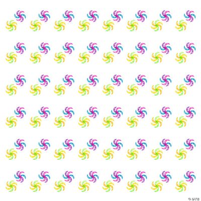 Plastic Neon Spin Tops - 48 Pieces