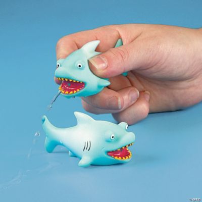 Vinyl Mini Shark Squirts - 12 Pieces